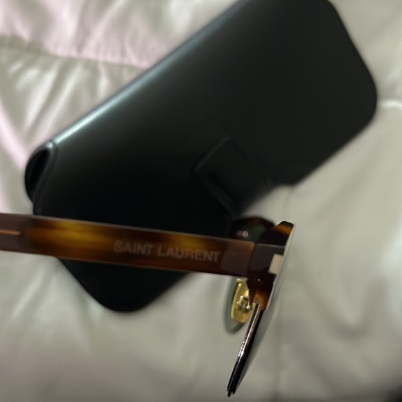 Authentic Saint Laurent Sunglasses with case SL 160 Slim - Picture 4 of 4